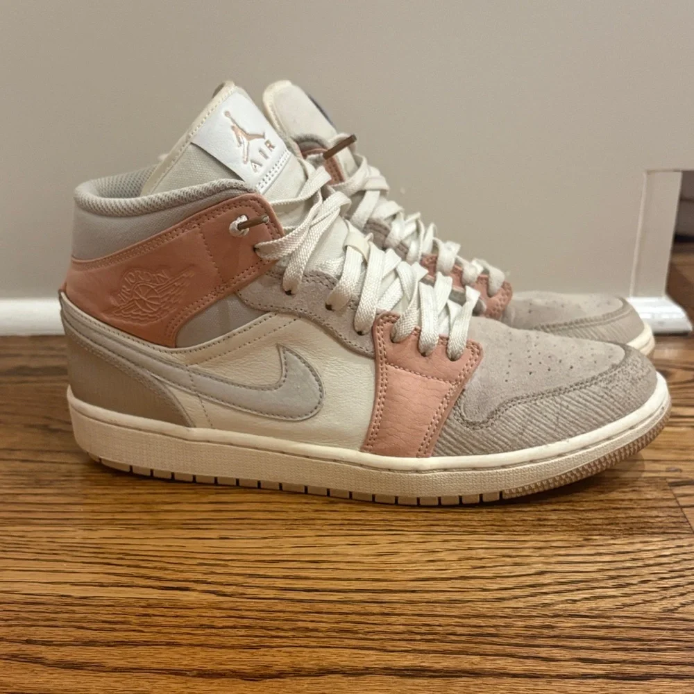 Jordan Women's Sneakers - Peach and Cream - Picture 1 of 6